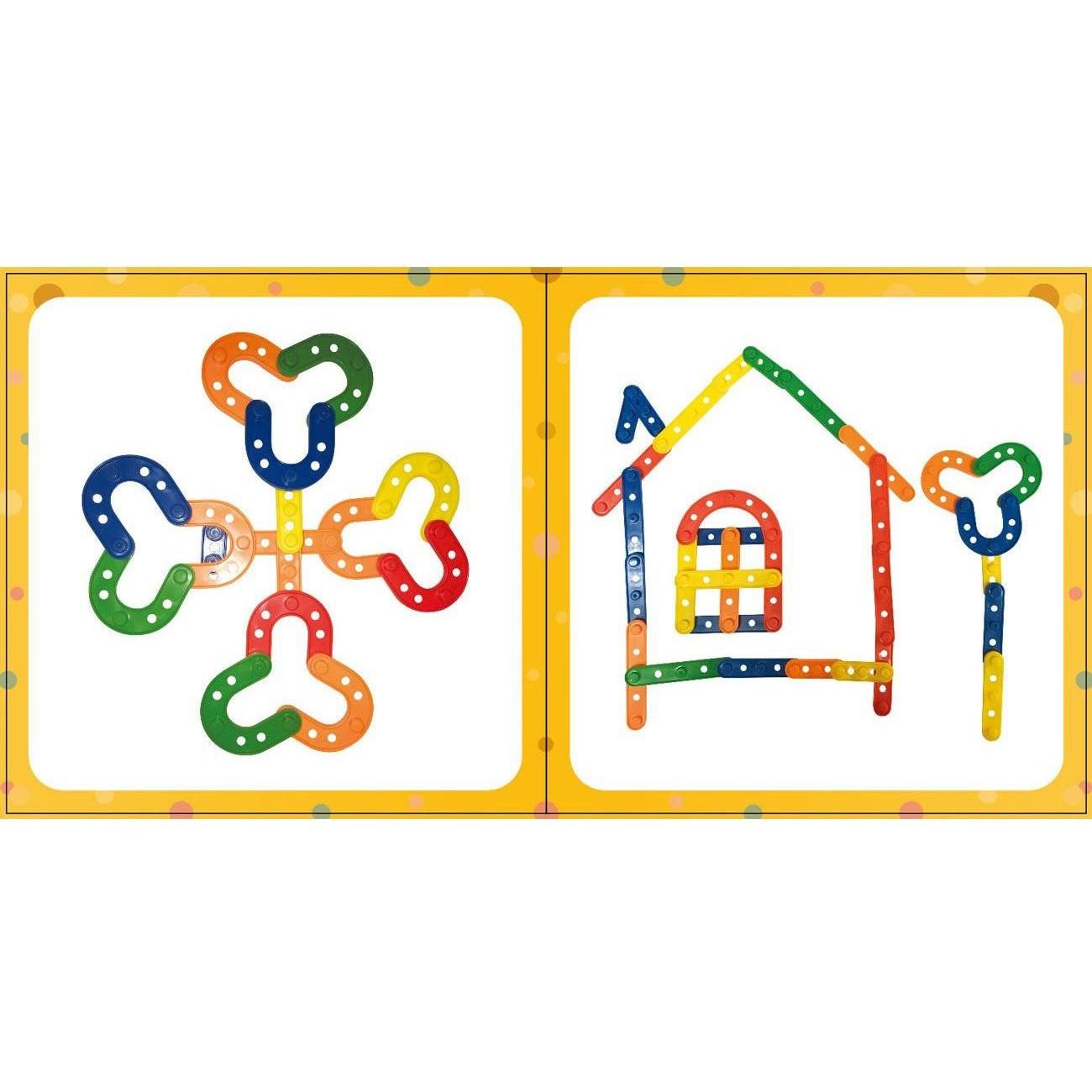 משחק הרכבה צבעוני 120 חלקים