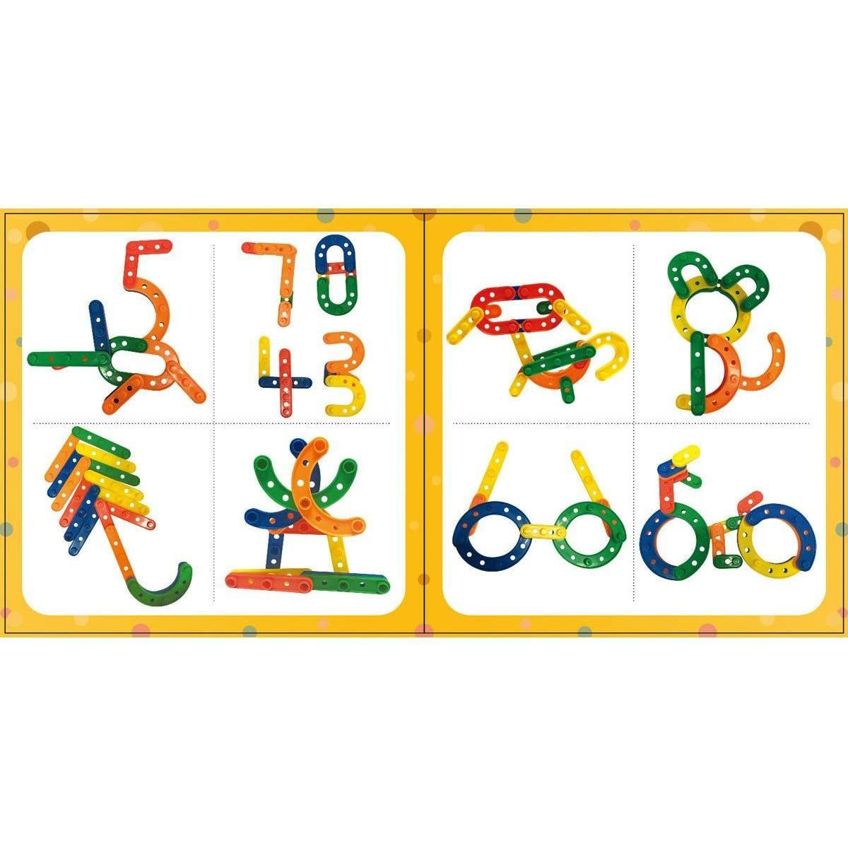 משחק הרכבה צבעוני 120 חלקים