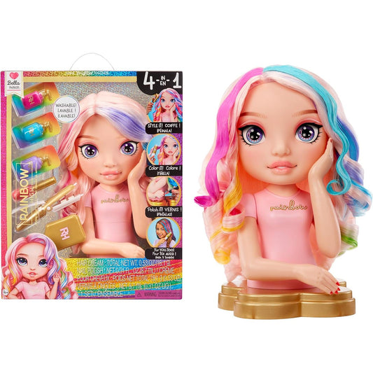 ריינבואו היי ראש בובה לעיצוב תסרוקות