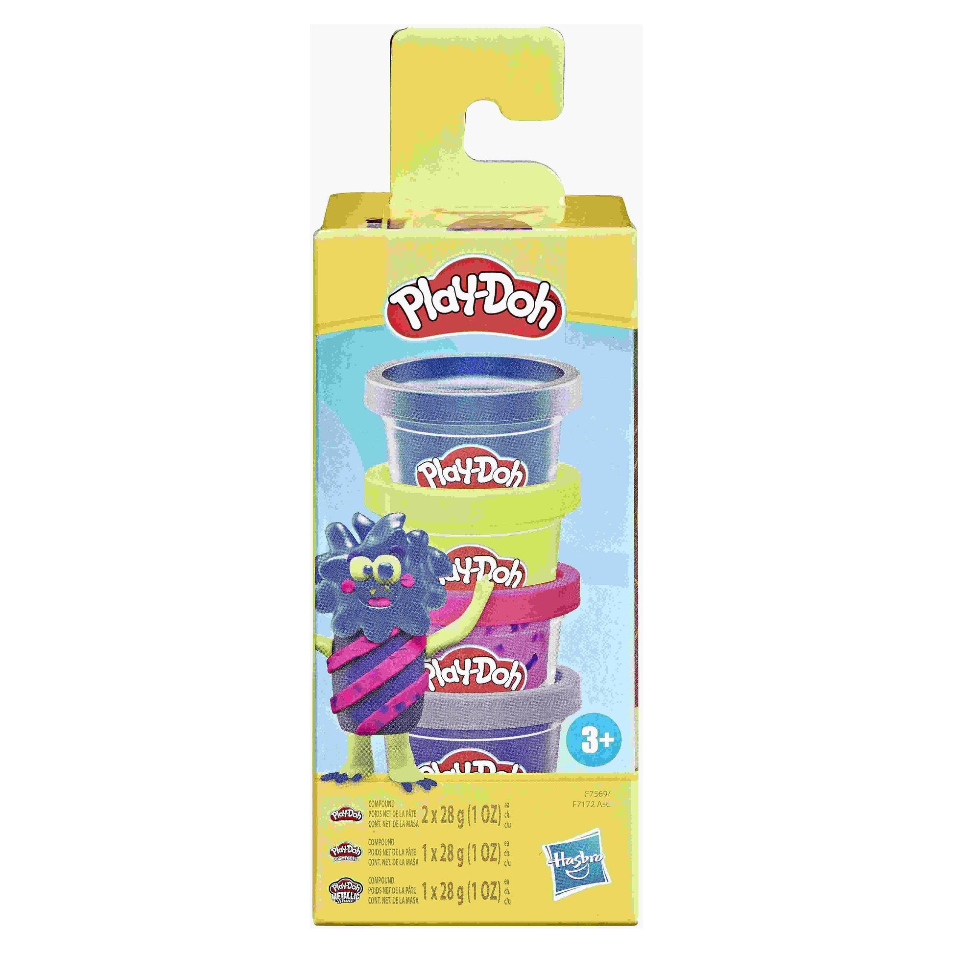 פליידו רביעיית גביעי בצק 28 גרם