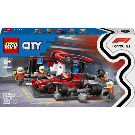 לגו סיטי תחנת עצירה וצוות תיקונים 60443