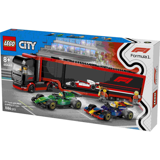 לגו סיטי משאית עם מכוניות 60445