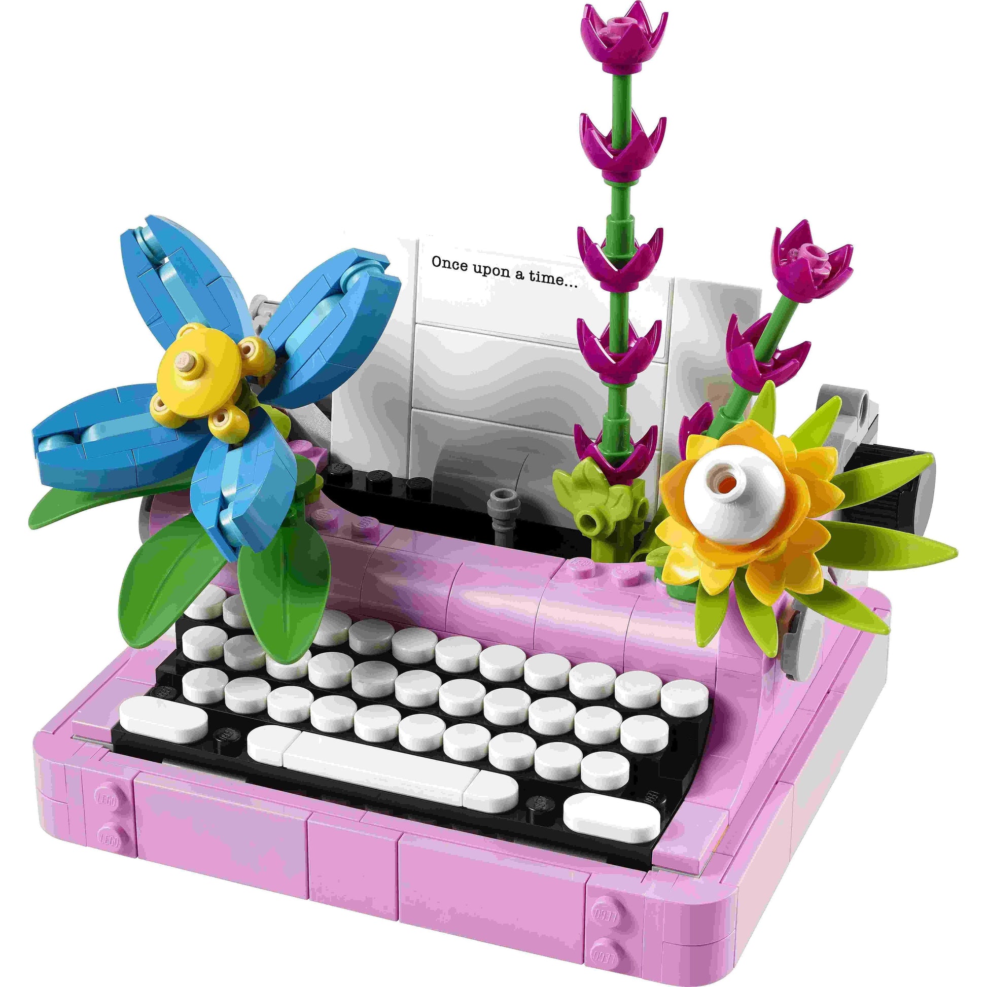 לגו קריאטור מכונת כתיבה עם פרחים 31169