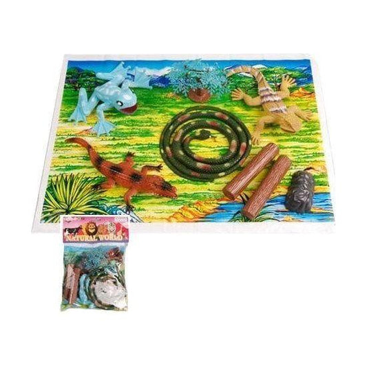חיות פלסטיק סט זוחלים 9 יח