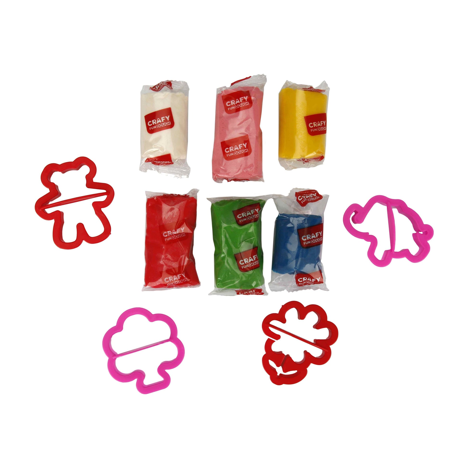 סט דלי עיצוב בבצק עם שבלונות